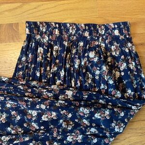 Vintage floral maxi skirt